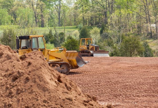 Bulldozer Land Clearing in Cedar Falls